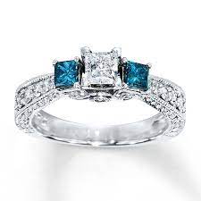Dream Ring 3 Blue Diamond Ring Blue Diamond Engagement Ring Blue Diamonds Engagement