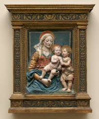 Virgin and Child with Saint John by Italian 15th Century