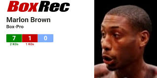 BoxRec: Marlon Brown