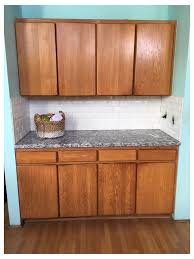 Installation guide for cabinet refacing step 2: Slab Honey Oak Cabinets Any Advice Appreciated