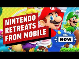 Nintendo Reportedly Retreating From Mobile Games Market Ign Now Youtube Mobile Game Nintendo Video Games Pc