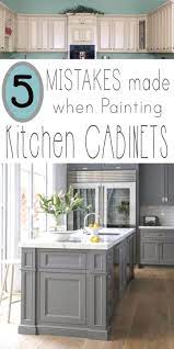 The process is simple for do it yourselfers and outcomes are simply as incredible as a complete kitchen replacement. 5 Mistakes People Make When Painting Kitchen Cabinets Painted Furniture Ideas Diy Kitchen Renovation Kitchen Renovation Kitchen Design