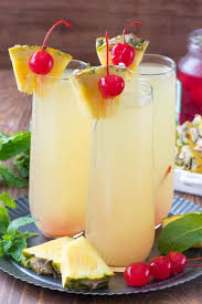 Hawaiian Mimosas Recette Recettes De Boissons Recette De Mimosa Alimentation