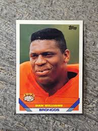 1993 TOPPS DAN WILLIAMS ROOKIE #637 DENVER BRONCOS RC DRAFT PICK