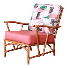 Vintage american art deco sofa and club chairs. Heywood Wakefield Ashcraft Mid Century Modern Hollywood Regency Bamboo Form Lounge Chair 1950s Chairish