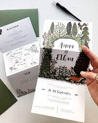 Folded Wedding Invitation Ideas Undangan Pernikahan Kartu Pernikahan Desain Undangan Perkawinan