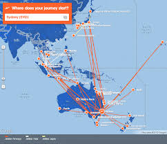 Virgin australia, or formerly known as virgin blue airlines, is an australian airline based at sydney airport. Jetstar Airways Route Map From Sydney