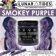 1 top purple hair dyes in 2020 reviewed. Lunar Tides Smokey Purple Semi Permanent Purple Hair Dye Ilovetodye Shopee Philippines