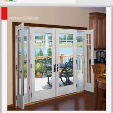 Two doors which swing open, allowing a nominal space of 5′ to 8′, provide classical access from inside the house to outdoors. Therma Tru Vented Sidelites The Money Pit French Doors Exterior French Doors With Screens French Doors