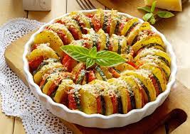 Recettes pour légumes d'accompagnement · conservation des artichauts · asperges grillées citron et dijon · salade de pissenlit · rendre le chou plus digeste et . Recette Du Tian De Courgettes Et Tomates Au Gruyere Marie Claire