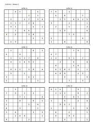 On choisit son type de grille (classique, enfant, ou 16×16), son niveau de difficulté (on peut combiner les difficultés sur. Sudoku Force 2 Grilles 31 A 36 Sudoku