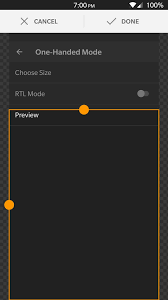 One of the problems with a big phone is that it can be pretty difficult use them with just one hand. One Handed Mode 1 0 Apk Download
