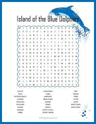Island Of The Blue Dolphins Activity Island Of The Blue Dolphins Word Search Dolphins Word Find Upper Elementary Reading