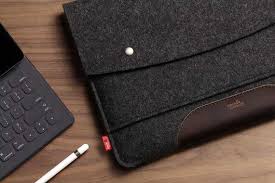 Ipad Pro 12 9 Inch Case Cover Sleeve 100 Wool Felt Italian Vegetable Tanned Leather Pack Smooch Ipad Pro 12 Ipad Pro 12 9 Ipad Pro