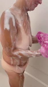 Big cock splashing in shower