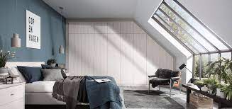 Sloped ceiling under eaves storage. Fitted Sloping Ceiling Wardrobes Awkward Spaces Sharps