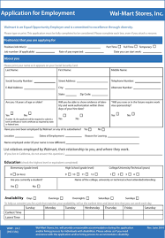 Walmart Application For Employment Job Application Job Application Form Employment Application