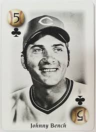 Johnny Bench 2000 Major League Baseball Cincinnati Reds All-Century Team  Playing Card