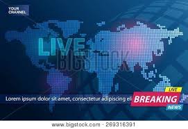 News broadcast background music strong and bright news intro with piano and calm rhythmic middle for headlines, announcments and all sorts of news.world, bussiness, and sports news. Breaking News Live Vector Photo Free Trial Bigstock