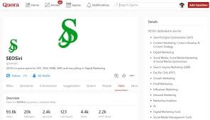 Seosiri Quora Space Achieved 20k Followers In 7 Months Social Media Optimization Online Marketing Social Media