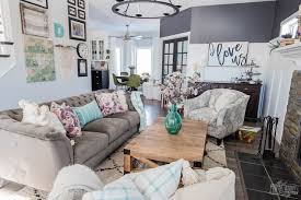French farmhouse (or french country) involves a lot of cool tones (grays, whites, sometimes pastels) and soft i'm trying for a modern country french look incorporating more traditional furniture like a. 2019 Spring Home Tour Romantic French Country With A Modern Twist The Diy Mommy