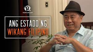 Ang Estado Ng Wikang Filipino The State Of The Filipino Language Youtube