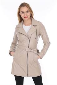 Kadin Deri Mont Krem Rengi Hoodie Deri Ceket Modelleri Dericeket Com Tr Manto Hoodie Mont
