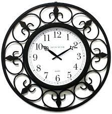 Check out our wrought iron clock selection for the very best in unique or custom, handmade pieces from our clocks shops. Robot Check Wall Clock Clock Wall Decor Outdoor Wall Clocks