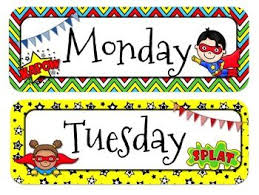 Superhero Themed Calendar Headers L Months And Days Of The Week Classroom Calendar Superhero Theme Superhero Classroom Theme