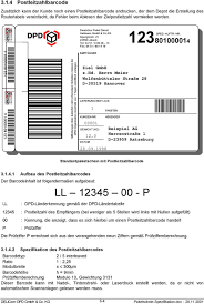 Als auftragsnummer geben sie bitte die rechnungsnummer an. Dpd Paketschein Spezifikation Pdf Free Download