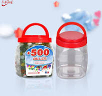 2500ml square Empty Plastic, Candy Jars Honey Storage Container/