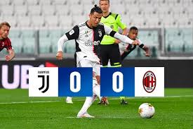 Il mondo del pallone, dunque, riprende da dove aveva interrotto e dal trofeo la cui finale è prevista il 17 giugno, tre giorni prima delle prime partite di serie a, in calendario il 20 giugno. Juventus Milan 0 0 Coppa Italia 2019 2020