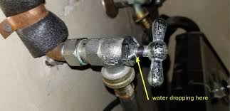 Replacing this washer will solve the problem. How To Fix 1 2 Washing Machine Shutoff Valve Leaking At The Handle Terry Love Plumbing Advice Remodel Diy Professional Forum