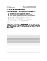 Esl Lesson Tell Tale Heart Worksheet The Tell Tale Heart Esl Lessons Tales