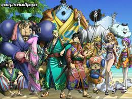Straw Hat Pirates In Wano Follow Onepiece Wallpaper Anime For More Onepiece Zoro Sanji Wallpaper Anime Ilustrasi Komik Kartun