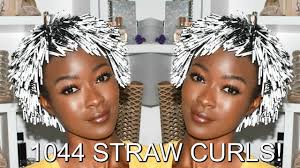 Pin the end of the hair to the straw with a bobby pin. Over 1000 Straw Curls On Natural Hair Youtube