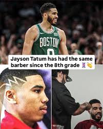 The man behind Jayson Tatum's consistent trims is St. Louis barber Jules  Gutierrez, who cut Tatum's father's hair and is now Deuce's barber too 🥹