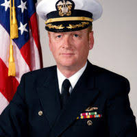 Robert Lucier Rear Adm. (lower half) Milton C. Clegg, USN (covered)  OFFICIAL U.S. NAVY PHOTO (RELEASED)