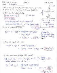 The time an object takes to reach its highest point is equal to the time it takes to. Engineering Physics I Ksu Physics 213 223