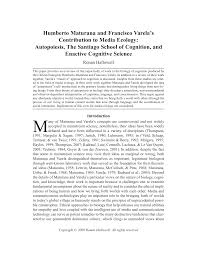 El planteamiento revolucionario de maturana. Https Media Ecology Wildapricot Org Resources Documents Proceedings V10 V10 13 Hallowell Pdf