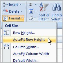 Excel 2007: Modifying Columns, Rows, And Cells