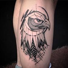 50 Amazing Perfectly Place Eagle Tattoos Designs With Meaning Geometric Tattoo Eagle Tattoos Eagle Tattoo