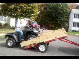 The trailer kit came from harbor freight and is the 1720 lb. Harbor Freight Trailer Atv Load Youtube