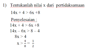 Check spelling or type a new query. Kumpulan Soal Dan Pembahasan Pertidaksamaan Linear