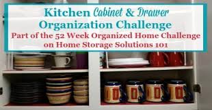 drawers & kitchen cabinet organization