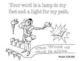 Thy word is a lamp unto my feet and a light unto my path. 26 Best Ideas For Coloring Psalm 119 105 Coloring Page