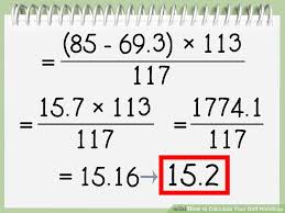 How To Calculate Your Golf Handicap 9 Steps With Pictures