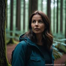 scene of lisa exploring the forest Prompts