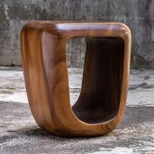 Sophisticated and perfect for the modern home. Uttermost Loophole 18 Brown Solid Wood Accent Table 89g46 Lamps Plus