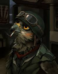 Bird Of War By Hax Furry Drawing Hybrid Art Furry Art
